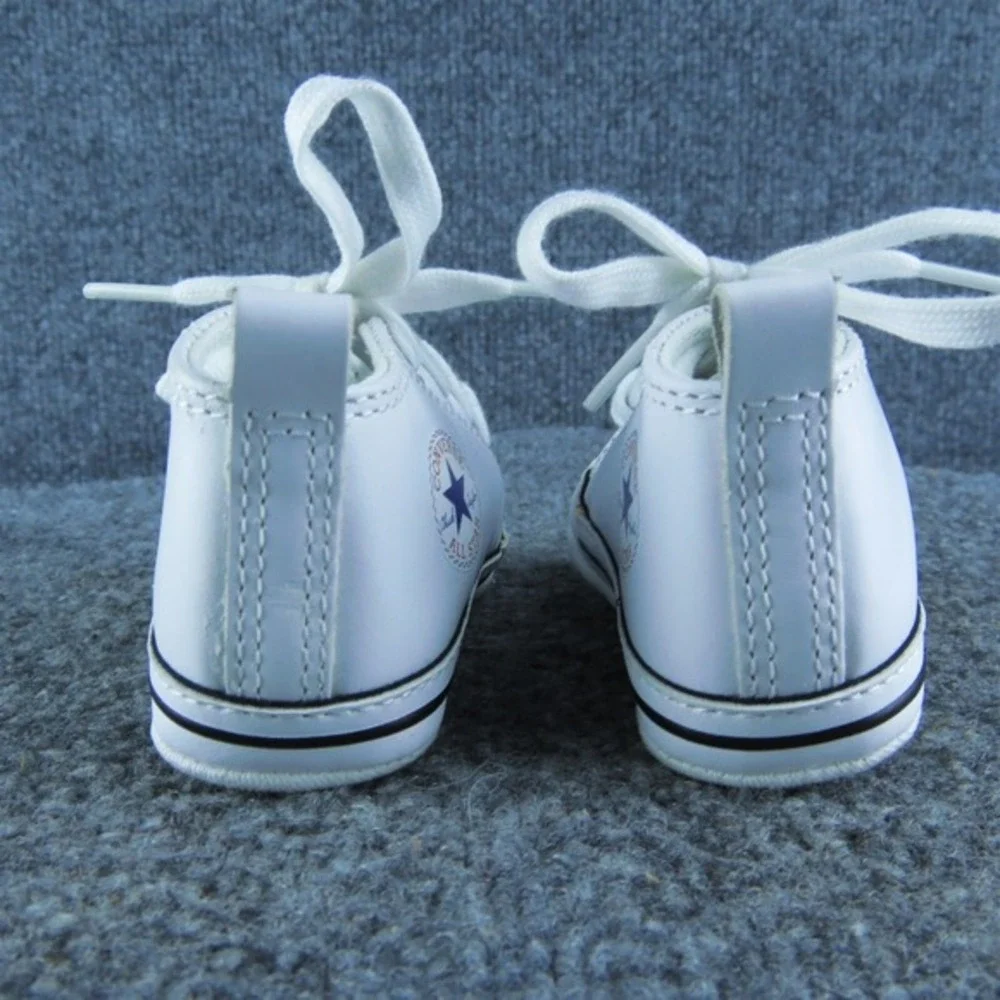 Converse Boys Sneaker Size T 3 Medium Shoes White Synthetic Lace‎ Up